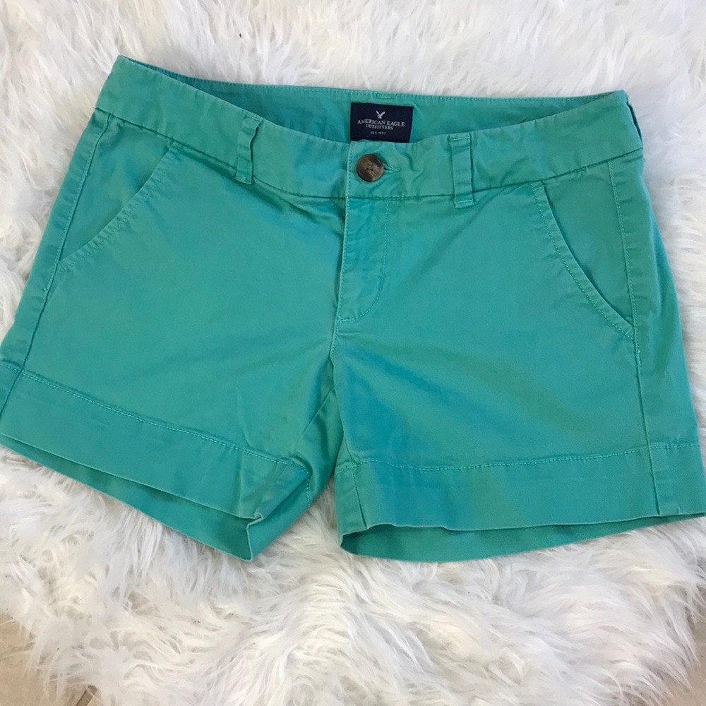 American eagle midi shorts